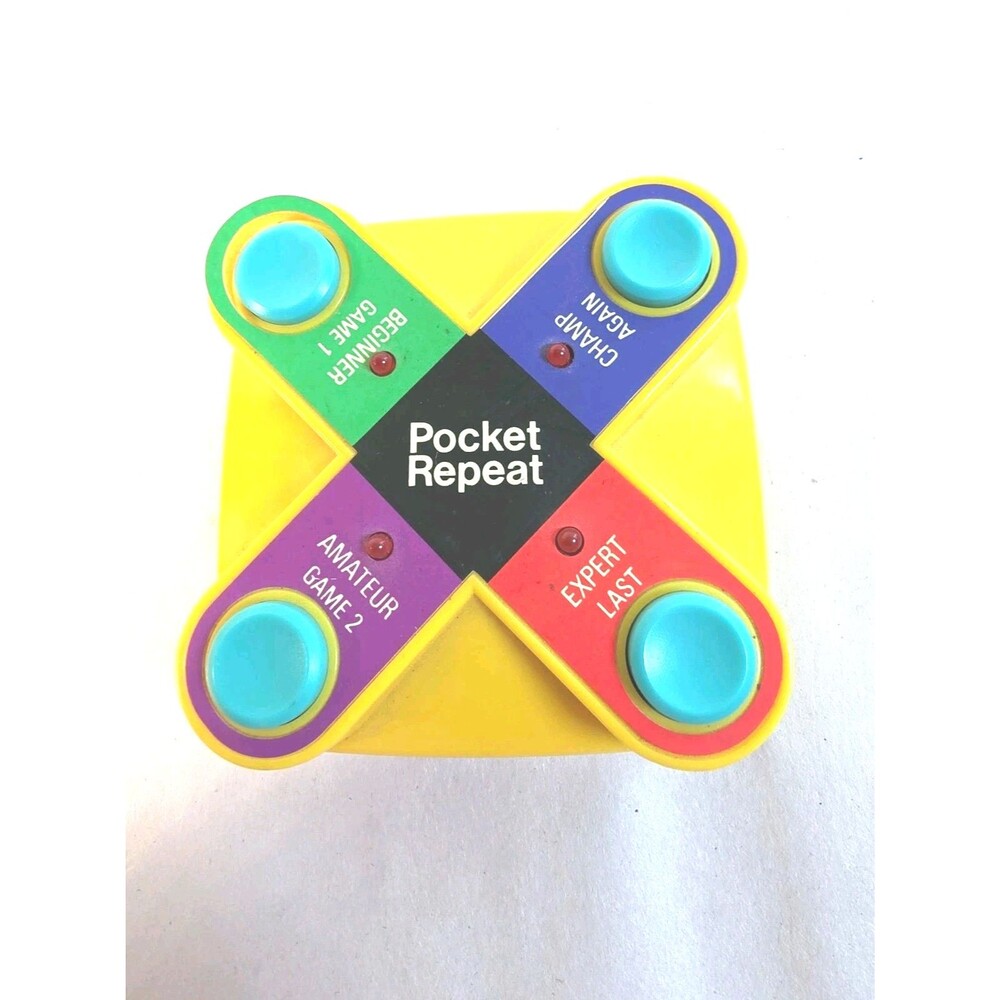 Vintage Radio Shack Pocket Repeat Handheld Electronic Game Tested, Works